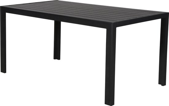 stad Draad uitzending Cult tuintafel, 150 cm zwart/zwart. | bol.com