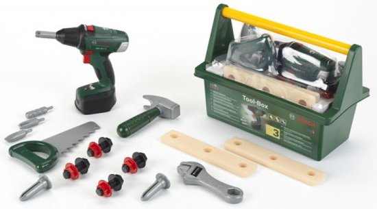 Klein Toys Bosch Kinder Gereedschapskist - Inclusief boormachine