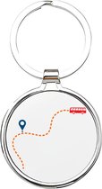 Akyol - Buschauffeur Sleutelhanger - buschauffeur - De beste buschauffeur - Bus - bestuurder - bussen - ov - bestuurder - personenvervoer - busrit - route - cadeau voor een buschauffeur - 4 x 7,5 CM