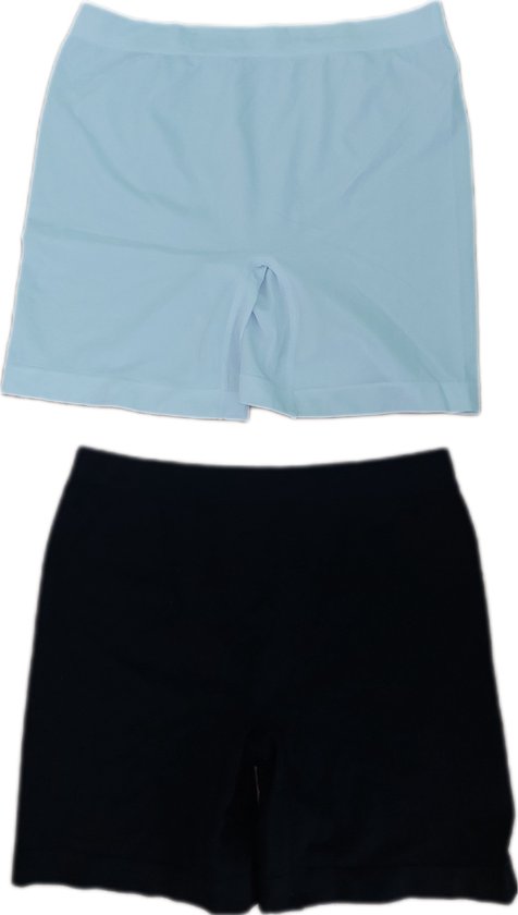 Dames Ondergoed Boxershorts Set van Kleur Zwart&Wit - Main Image