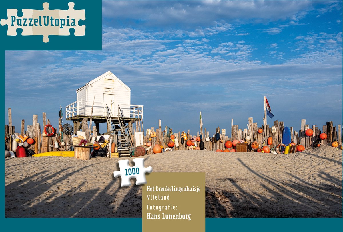 PuzzelUtopia Legpuzzel Het Drenkelingenhuisje Vliehors Vlieland
