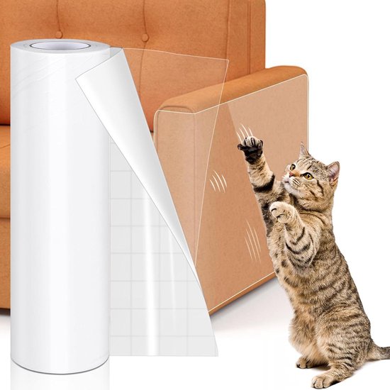 Anti Kras Mat 40x200 Cm 200 Cm X 40 Cm Zelfklevende Krabmat Kat, Doe-het-zelf Krasbescherming Bank Kat, Krasbescherming Kattenkrabmat, Anti-kras Tape Voor Kattenstandaard Kat Krabmat