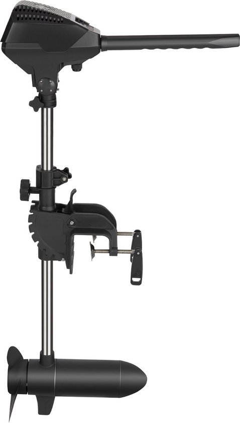 Moteur hors-bord électrique Happyment - Pour bateau et sloop - Présentoirs 10LED - 24V - Avant/Arrière - 1500 tr/min - Zwart