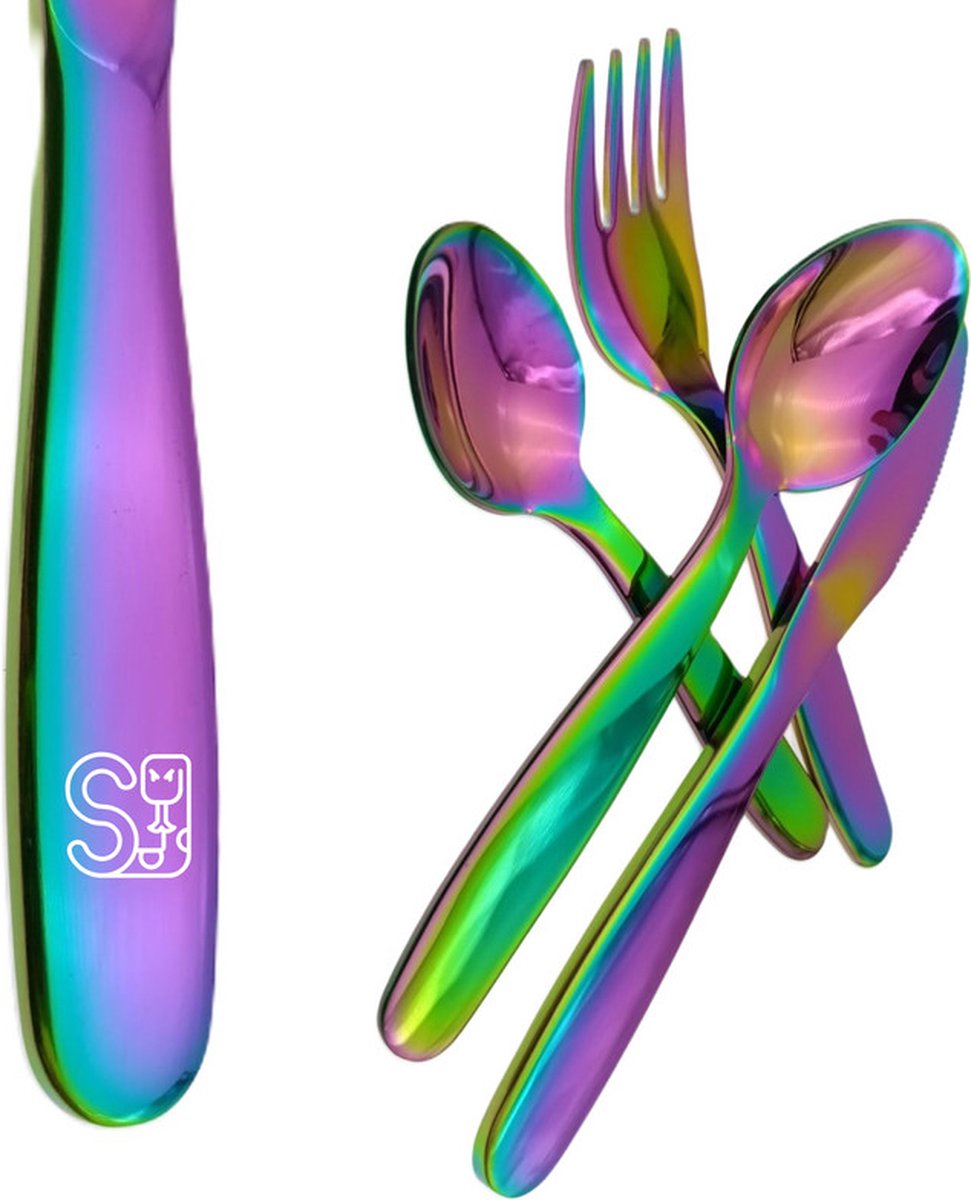 Goedkoopste Kinderbestek Met Gravering - Olie - S