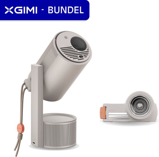 XGIMI MoGo 3 Pro met Creatieve Optische Filter – Draagbare Smart-projector - Beamer - 130° rotatie - 450 ISO Lumen – Google TV/Netflix-licentie - Harman/Kardon 2x 5W luidsprekers - Dolby Audio - ISA 2.0 - Bluetooth