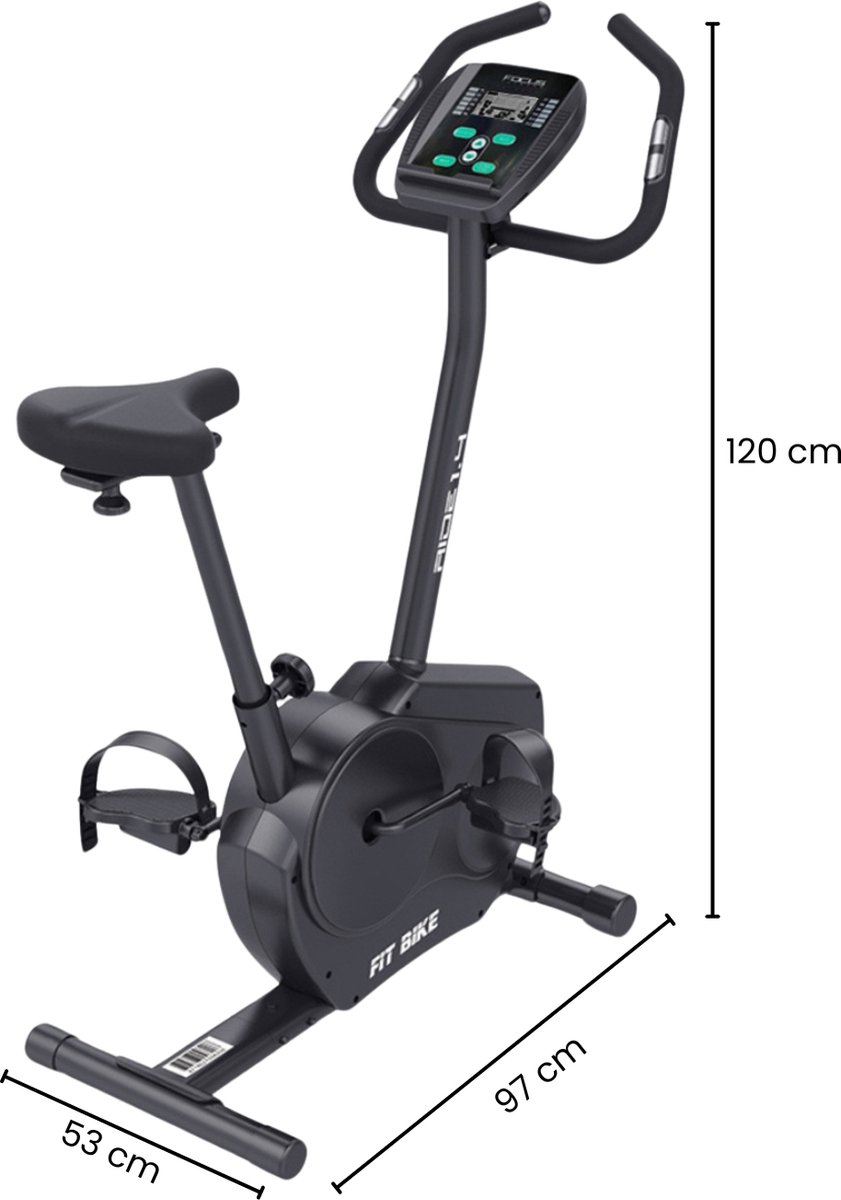 Afbeelding 3 van FitBike - Ride 1.4 - Hometrainer - 12 Trainingsprogramma's - Hartslagsensoren