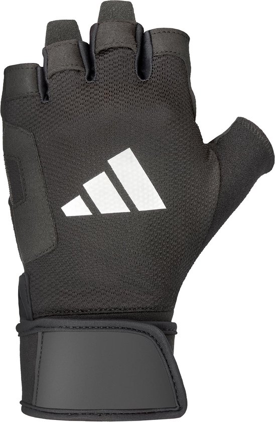 Adidas Strength training handschoenen zwart M