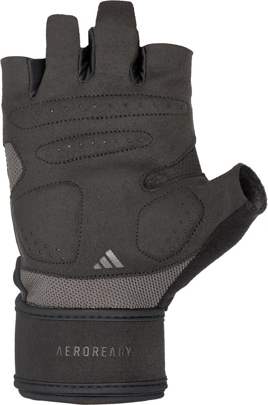 Adidas Strength training handschoenen zwart M