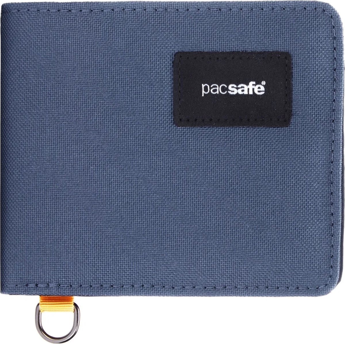 Pacsafe Bifold Portemonnee - 9 x 10.5 x 1 cm - Pasjeshouder - RFID-blokkerend - Beveiligde Portemonnee - Anti-diefstal Pasjeshouder - Gerecycled Polyester - Blauw