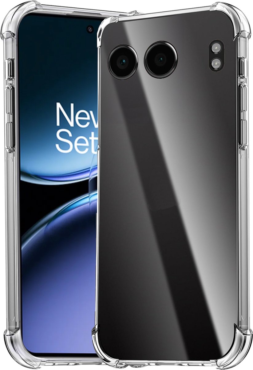 Hoesje geschikt voor OnePlus Nord 4 - Shockproof Transparant Back Cover Case