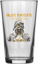 Iron Maiden Powerslave Unisex Bierglas - helder - Standard