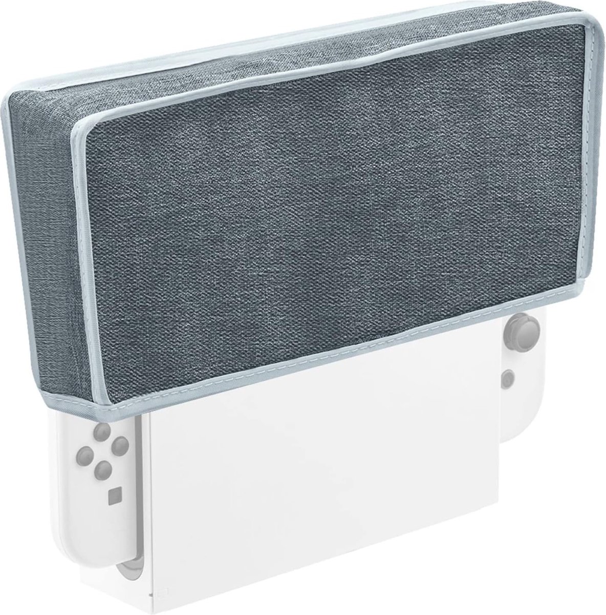 oCreon Spatwaterdichte Stofhoes voor Nintendo Switch/Switch OLED – Grijs