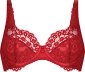 Hunkemöller Dames Lingerie Niet-voorgevormde beugel bh Daisy - Rood - maat E85