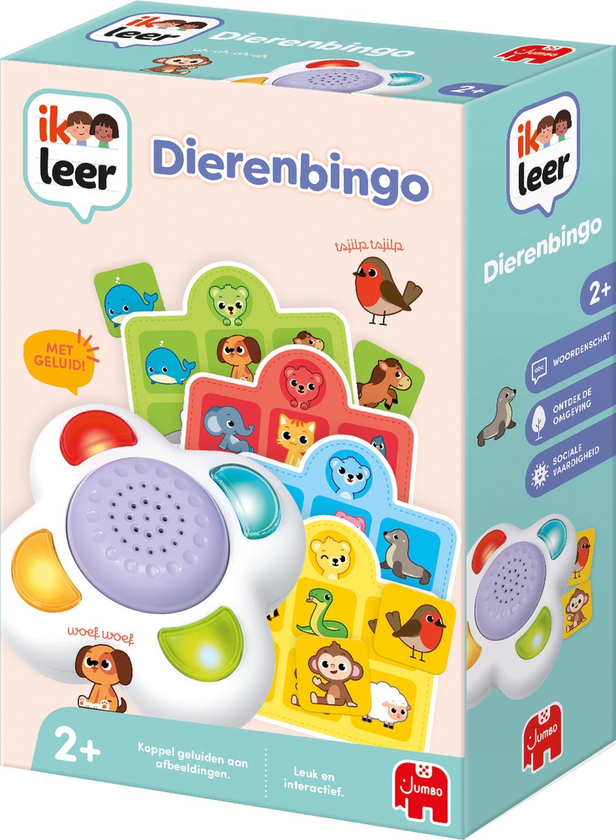 Jumbo - Ik Leer - Dierenbingo - Bingo Zoo - Educatief speelgoed - Vanaf 2 jaar - Interactief bingo spel kinderen — afbeelding 7