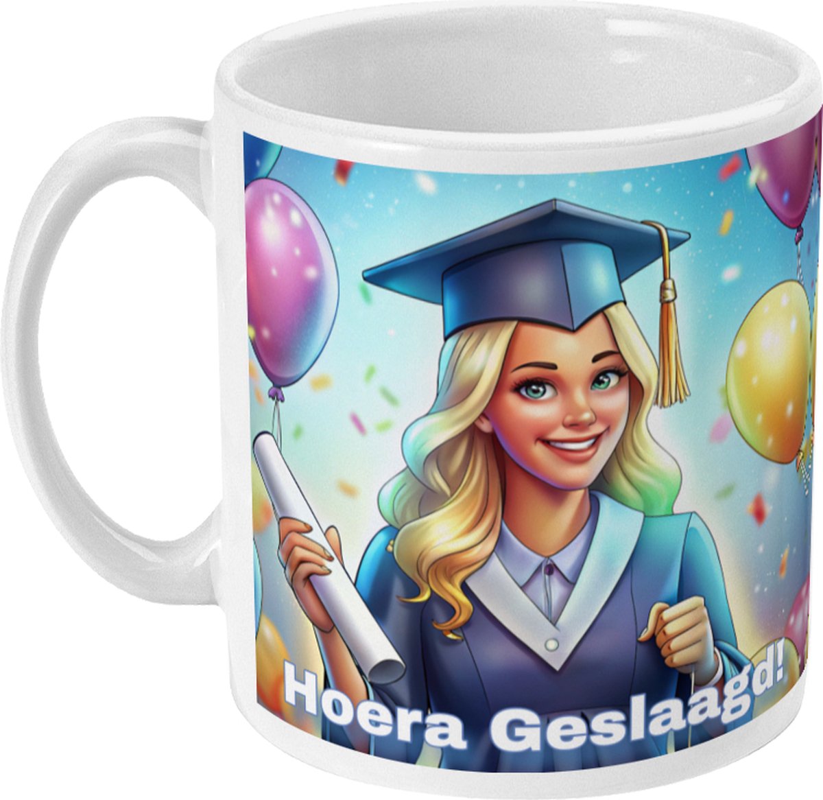 Geslaagd - Mok - Theemok - Koffiemok