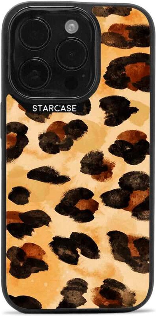 iPhone 16 Pro Max hoesje - magsafe hoesje / Painted Panther / iPhone hoesje met Magsafe - Compact Case