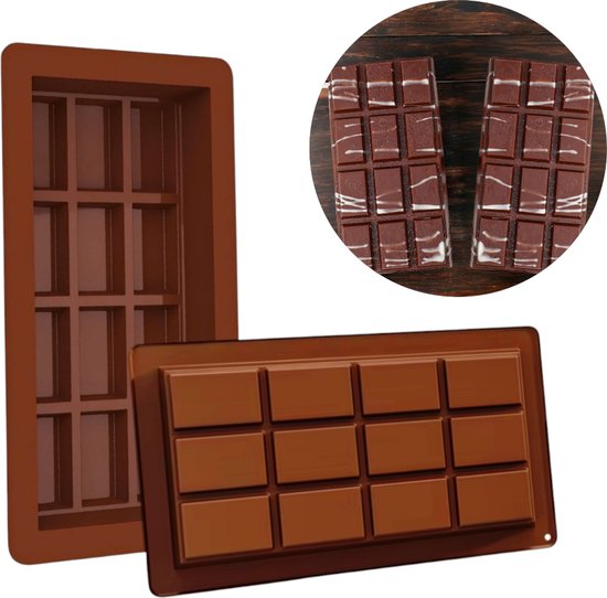 Lynn's siliconen bakvorm - Chocoladereep