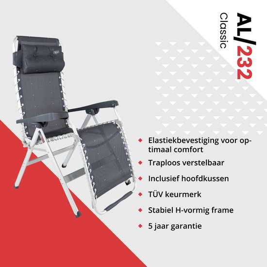 Crespo - Relaxstoel - AL/232 - Donker grijs van Crespo — afbeelding 2