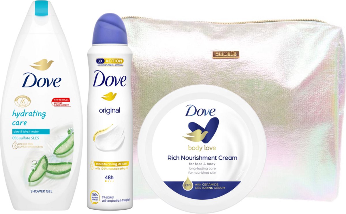 Goedkoopste Dove Cadeauset Douche, Deo & Body