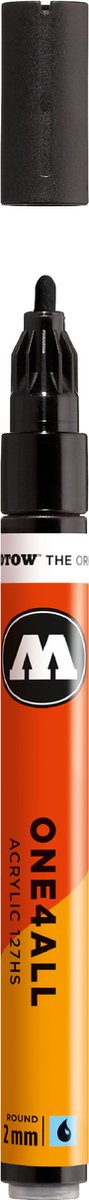 Molotow acryl stift - ONE4ALL 2 mm - Zwart
