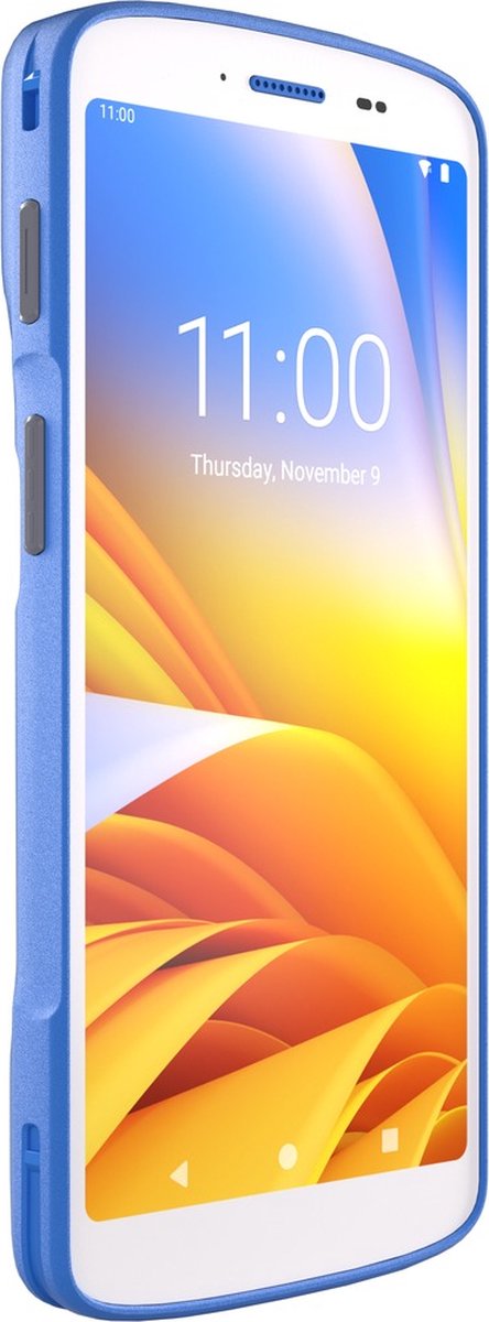 HC50 mit Notfalltaste, 2D, hot-swap, PTT, USB-C, BT, Wi-Fi, NFC, Android, GMS, white, blue