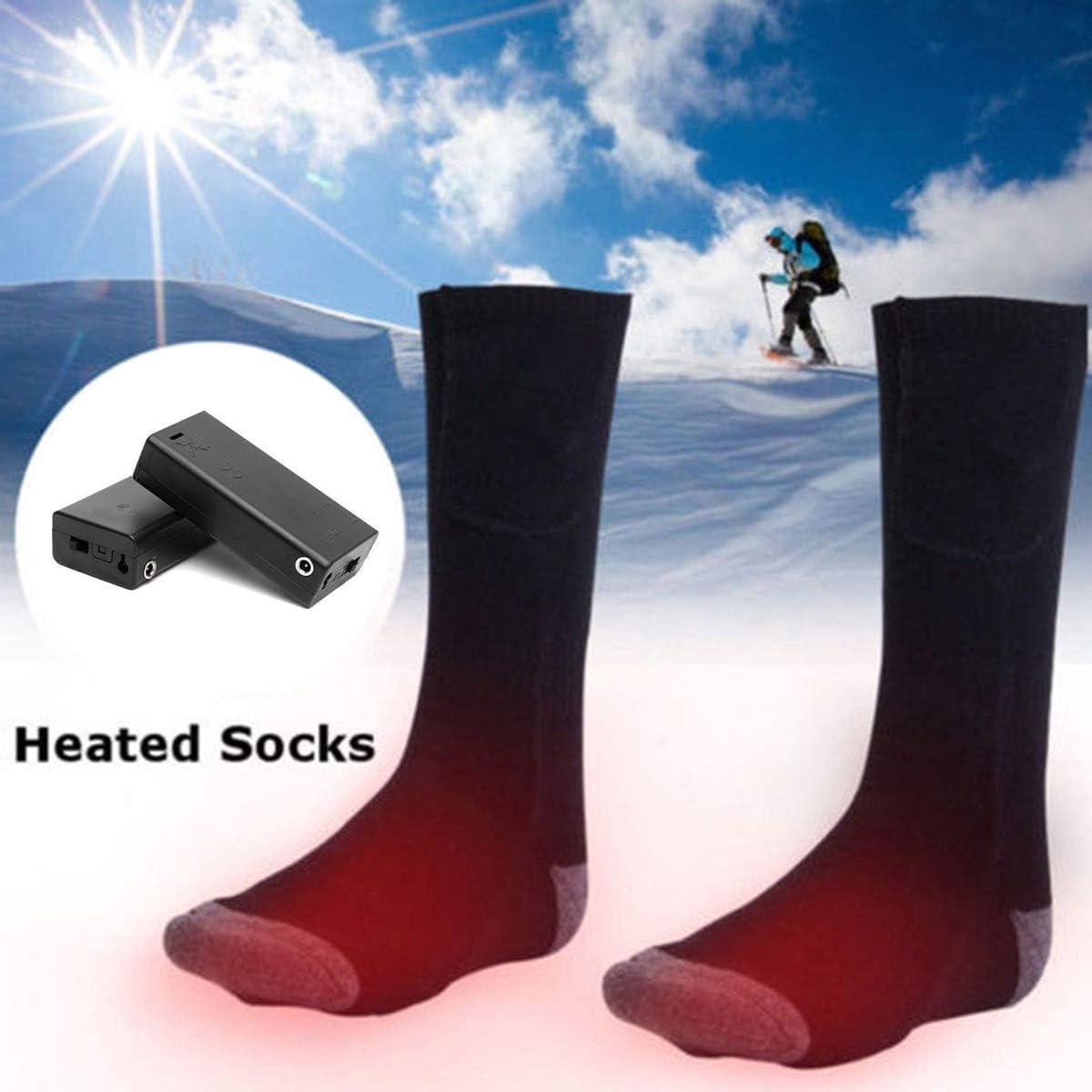 Mrs. Jones Elektrisch Verwarmde Sokken Batterij-Aangedreven Voeten Warmer Verwarming Winter Warme Sokken Unisex Verwarming Thermische Kousen Geschikt Voor Wandelen Klimmen Andere . — cadeau in Sport & Outdoor - foto 5