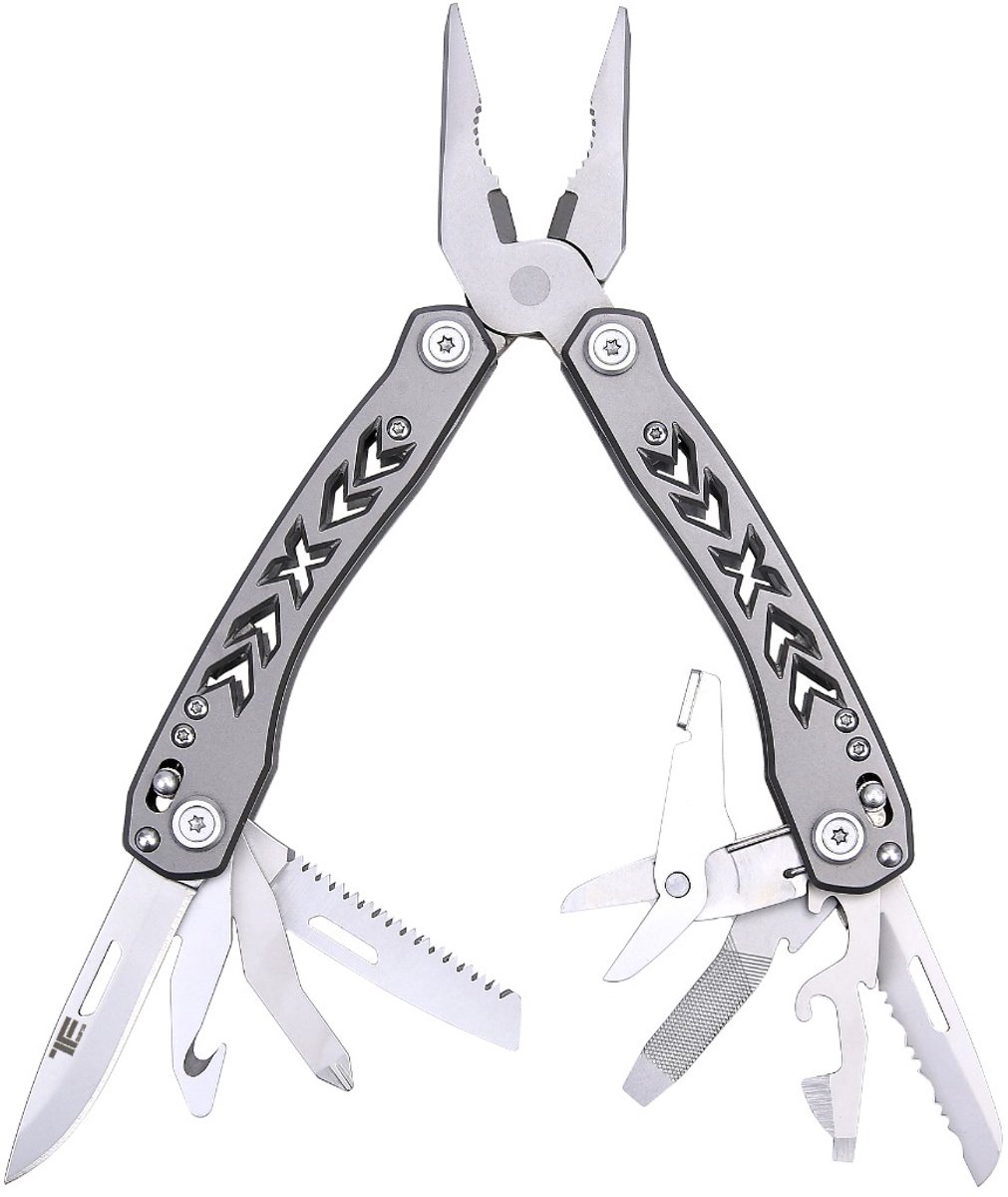 Multi tool - Zilver/Chrome - TF-2215 9 in 1  - multitool
