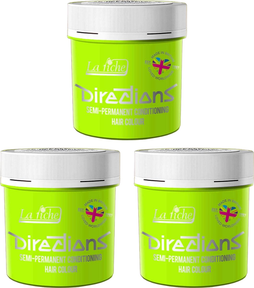 La Riche Directions - Fluorescent Green - Triple Pack - 3x88ml