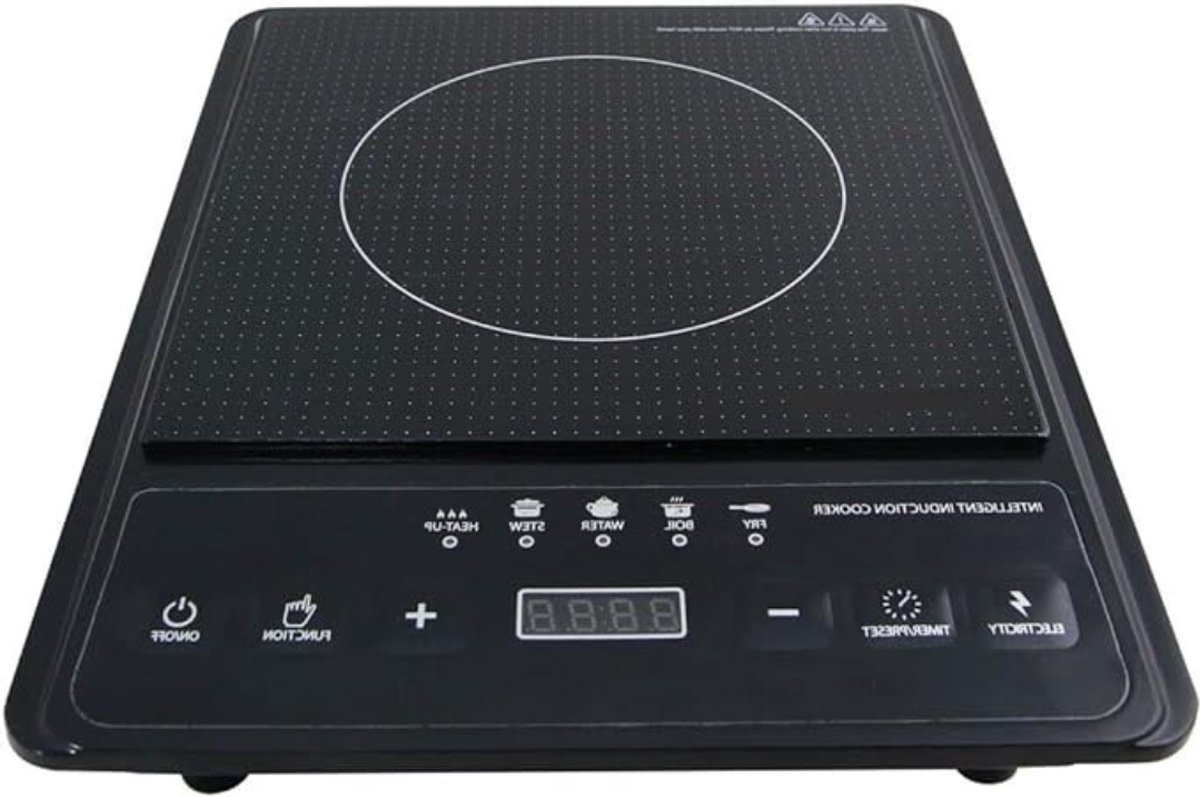 Inductiekookplaat - Vrijstaand - Elektrisch - Draagbaar - 2000 Watt - Vaderdag Cadeau