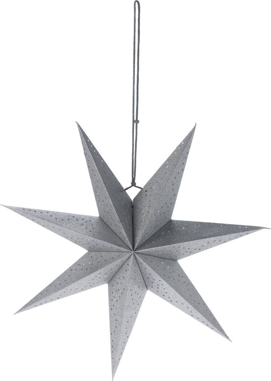 Raamdecoratie, ster van papier, 45 cm