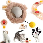 Elektrisch Kattenbalspeelgoed - Interactief Kattenspeeltje - Automatisch Rollend Slim Kattenspeelgoed Voor Katten - Honden Speelgoed - Interactieve Kattenspeelbal - Speelgoed Voor Huisdieren -Snel Rollen Op Tapijt, Voor Interactief Spelen Binnenshuis