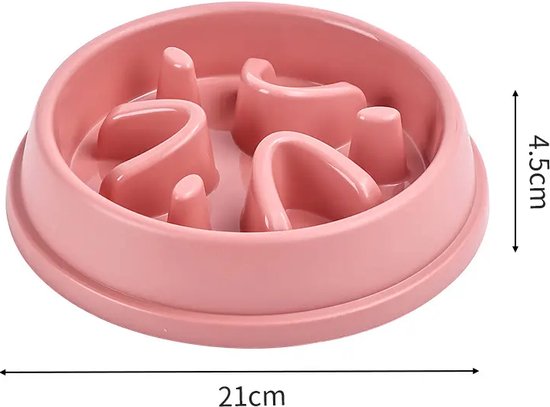 Slow Feeder Hondenbak - Silicone Anti-Verslikking Niet-Glip Kom,Kleine
