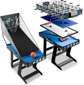 COSTWAY 12-in-1 multifunctionele speeltafel, multifunctionele tafel met