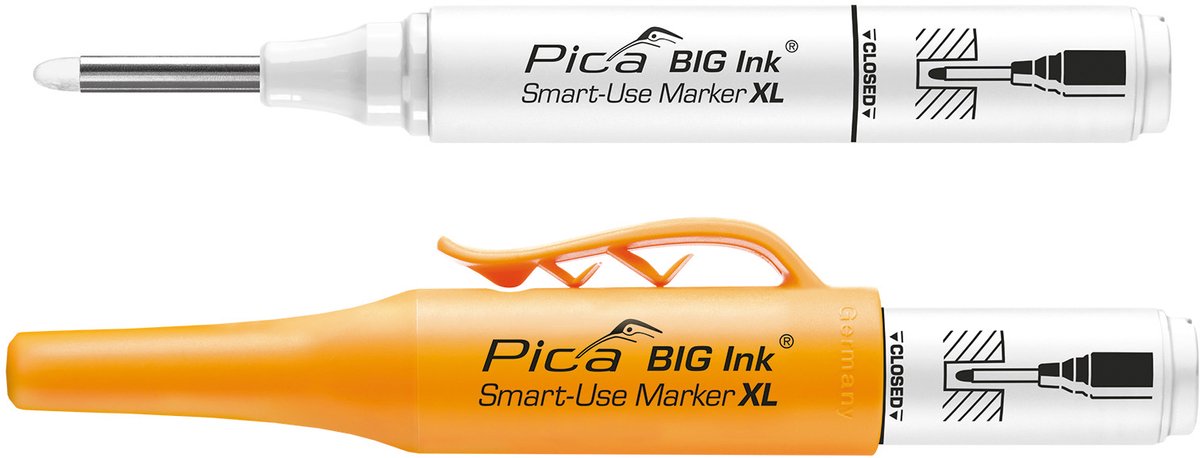 Pica BIG Ink 7052 Markeerstift XL wit (blister)