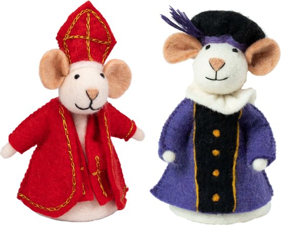 Sintermuis en Pietermuis Vilten Set