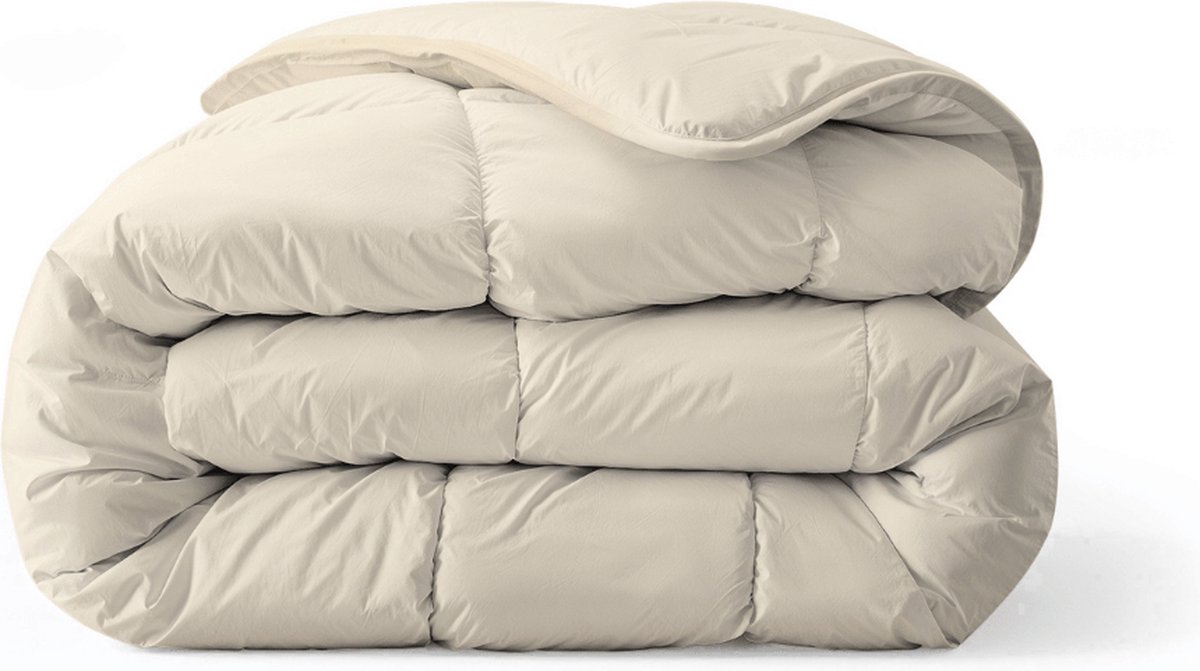 Zelesta Everyday Uni Sand Beach 240x200cm - Dekbed zonder overtrek - 30 dagen proefslapen - Wasbaar hoesloos dekbed - Bedrukt dekbed - All year zomerdekbed & winterdekbed