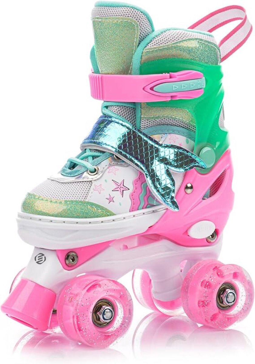 Equivera Rolschaatsen Meisjes Skeelers Meisjes Rolschaatsen Kinderen Cadeautip voor uw kind! Mermaid