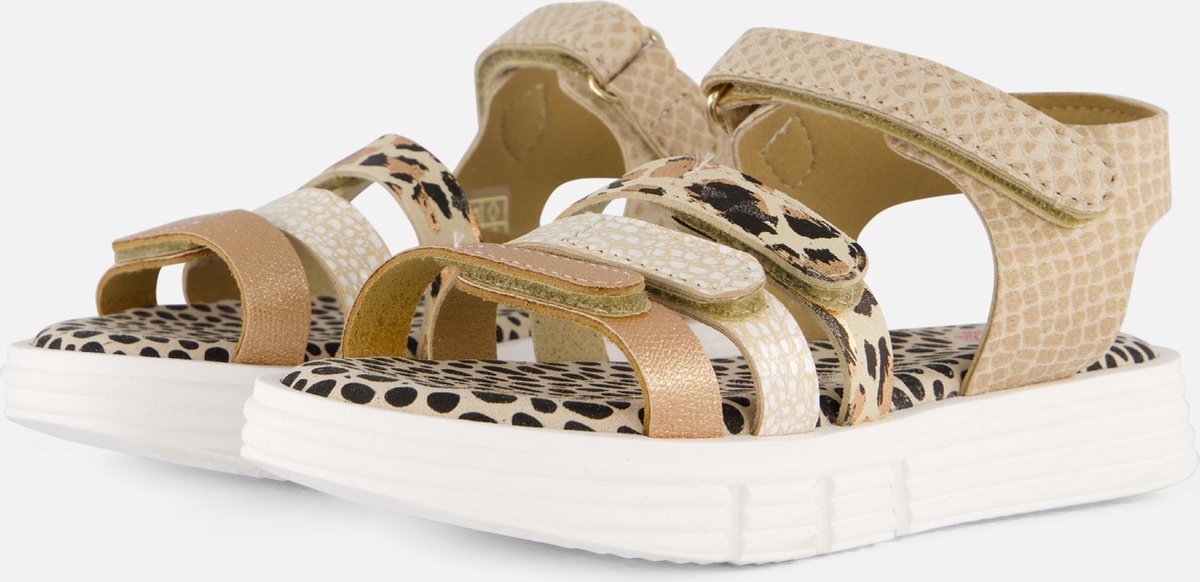 Develab Sandalen Leer Beige