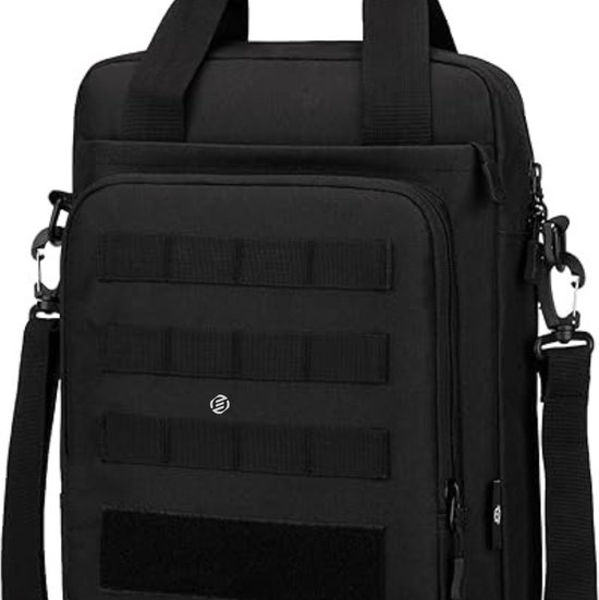 BAG STREET INTERNATIONAL Robuuste werktas | handtas voor mannen | vliegbegeleider | heren schoudertas | zwart