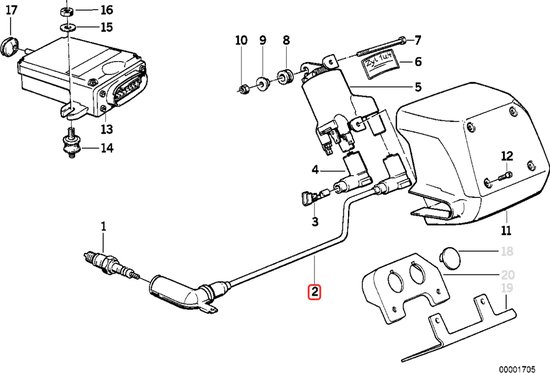 Jeu de câbles de bougie d'allumage en silicone sur mesure pour BMW K100 - 8V