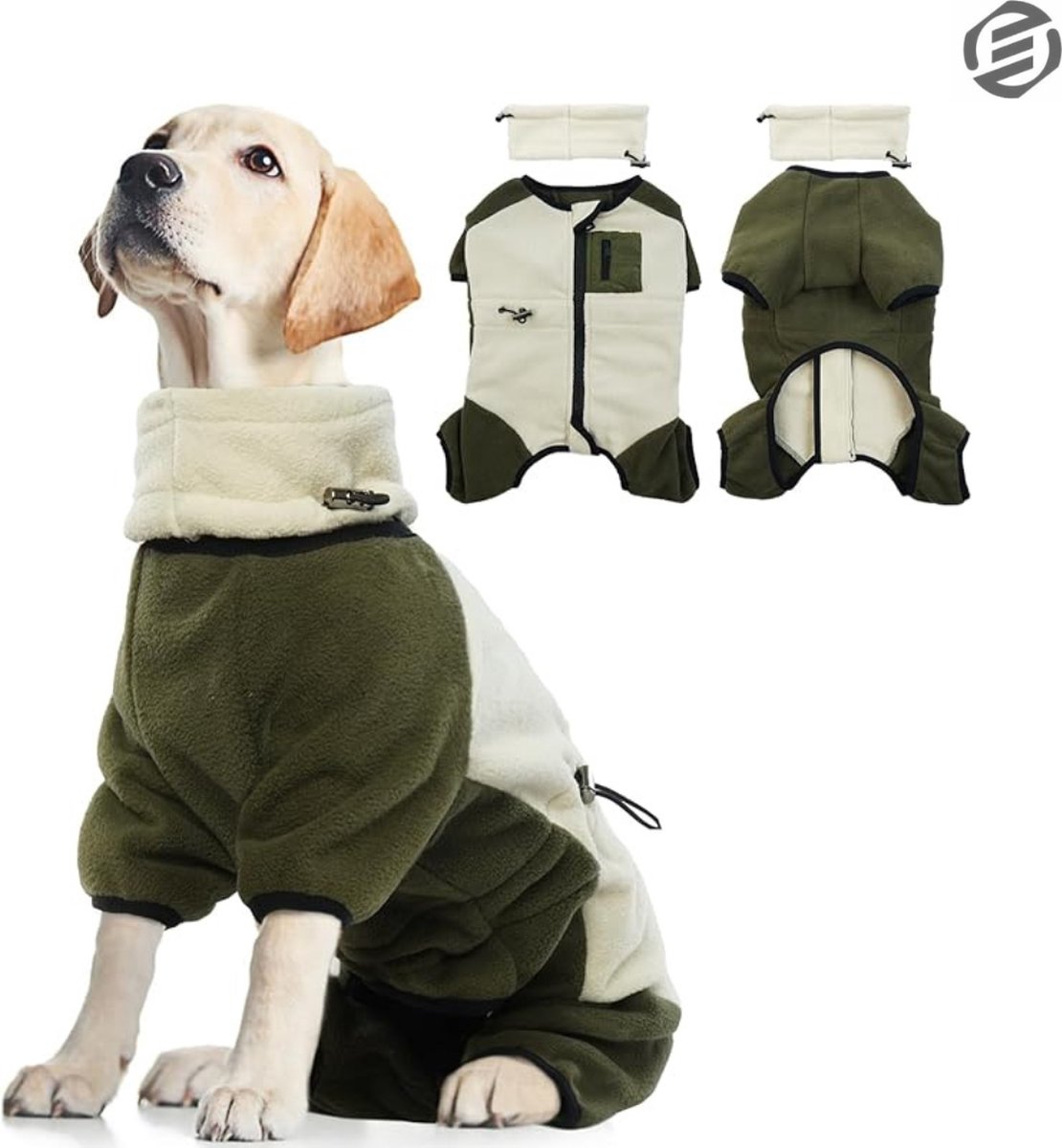 Equivera Honden Pyjama - Hondentrui - Honden Kleding - Hondenpyjama - Pyjama Voor Honden