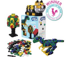 Nano Clics – Creative Builders 500 Piece Set – 5 in 1 Bouwblokken – SPEELGOED Gemaakt Van 100% RECYCLED Plastic – Speelgoed 8, 9, 10, 11, 12 jaar – Constructie Speelgoed