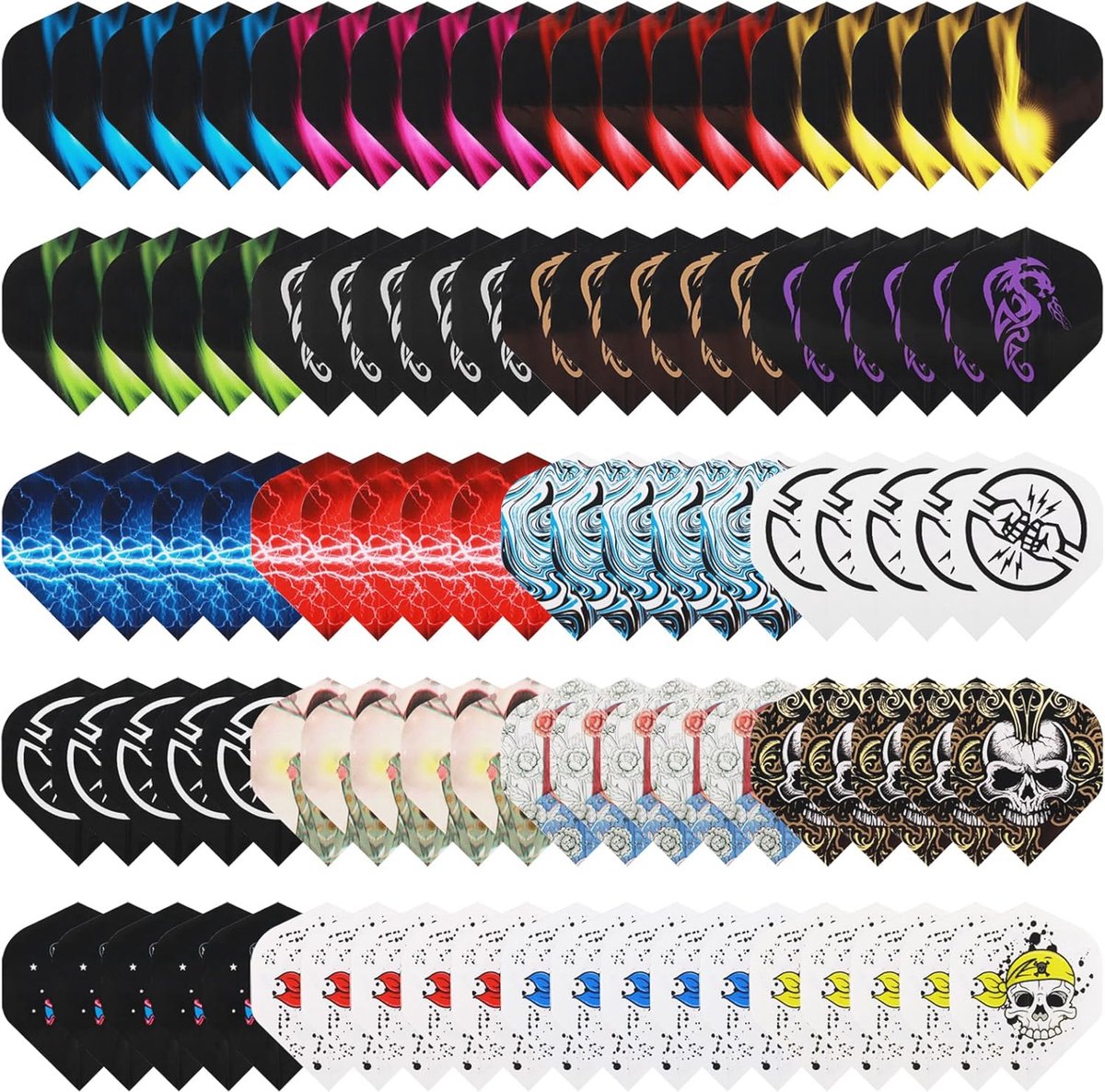 100Pcs Dart Vluchten - Vervangingssets voor Dart Standaardaccessoires