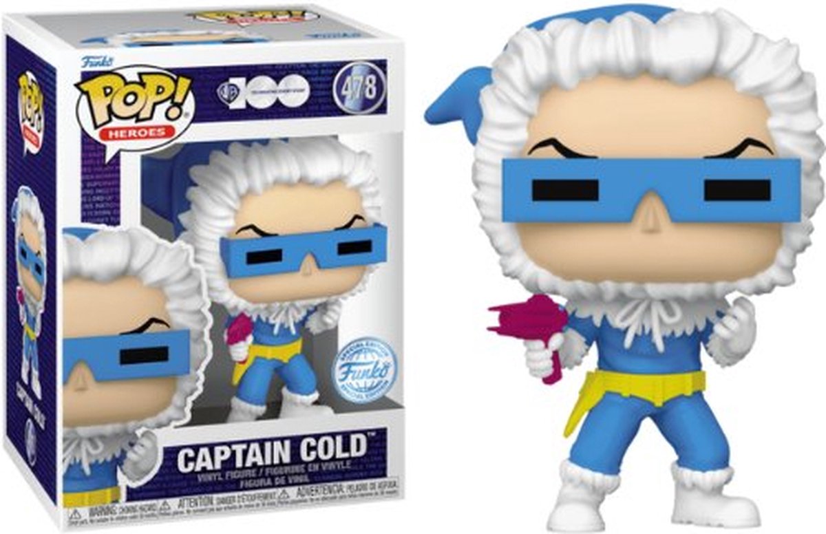 Funko Pop! The Flash - Captain Cold Warner Bros 100th Anniversary Special Edition Exclusive