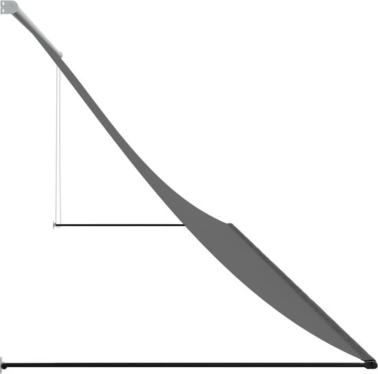 vidaXL Uitschuifbare Luifel - 400 x 350 cm - Crème - Roestbestendig