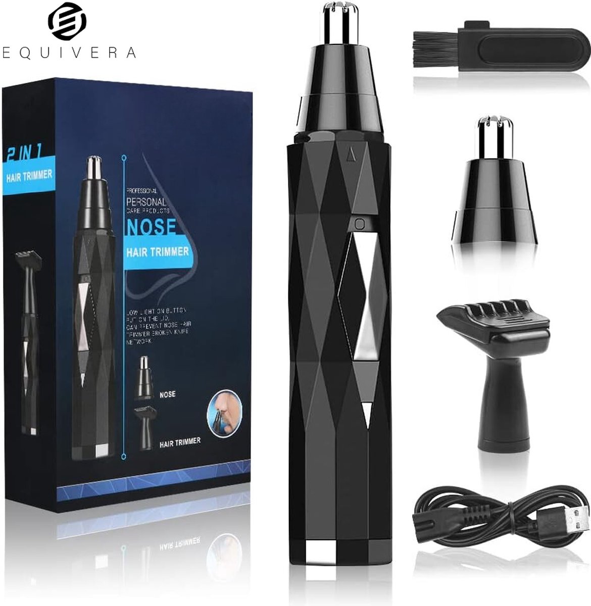 Equivera Neustrimmer Mannen - Neus Trimmer - Neustrimmer en Oortrimmer - Neus Trimmer Mannen
