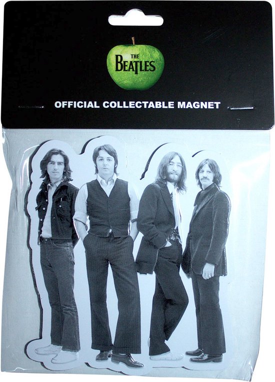 The Beatles - White Album Iconic Image Embossed Koelkastmagneet - Wit/Zwart