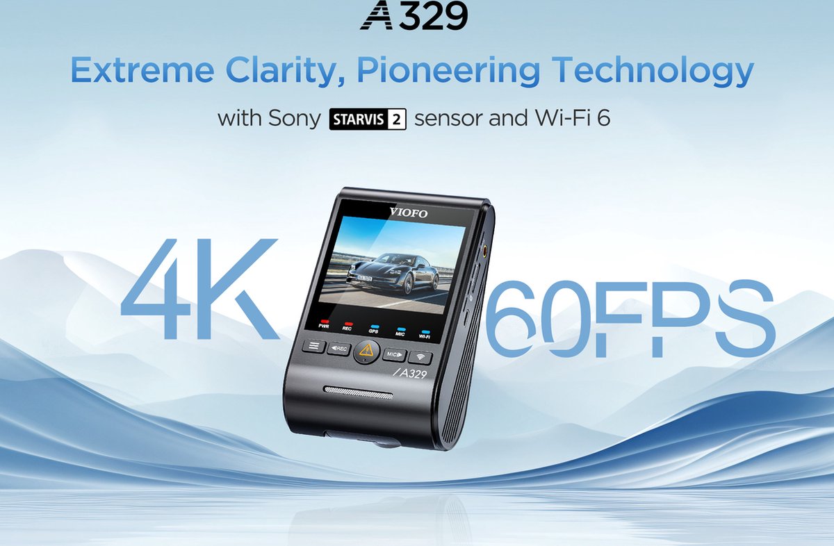 VIOFO A329 1CH - 4K dashcam met Sony STARVIS 2 thumbnail 5