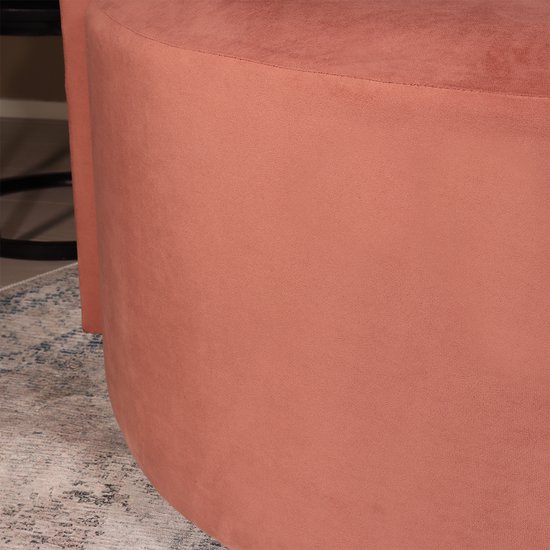 Fauteuil causeuse velours vieux rose fauteuil pivotant