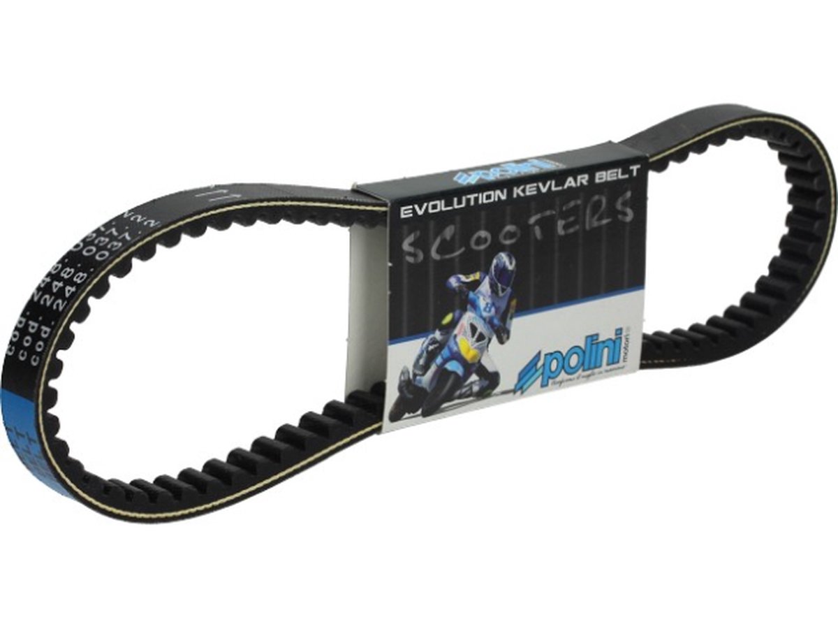 Courroie de transmission Polini pour Scooter Aprilia 50 SR 1992 à 2002 248.037.2 Neuf